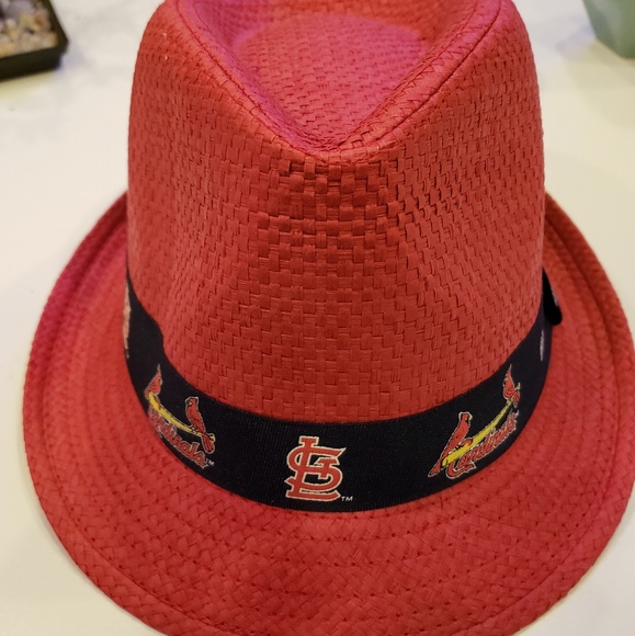 st louis cardinals straw hat